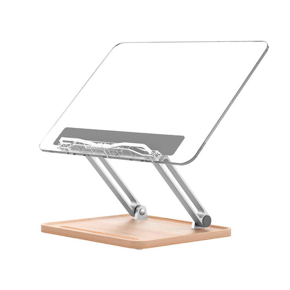 (As show, One size) Portable Tablet Stand Foldable Tablet Holder Ergonomic Sturdy Tablet Bracket with Pen Slot Desktop Tablets Stand