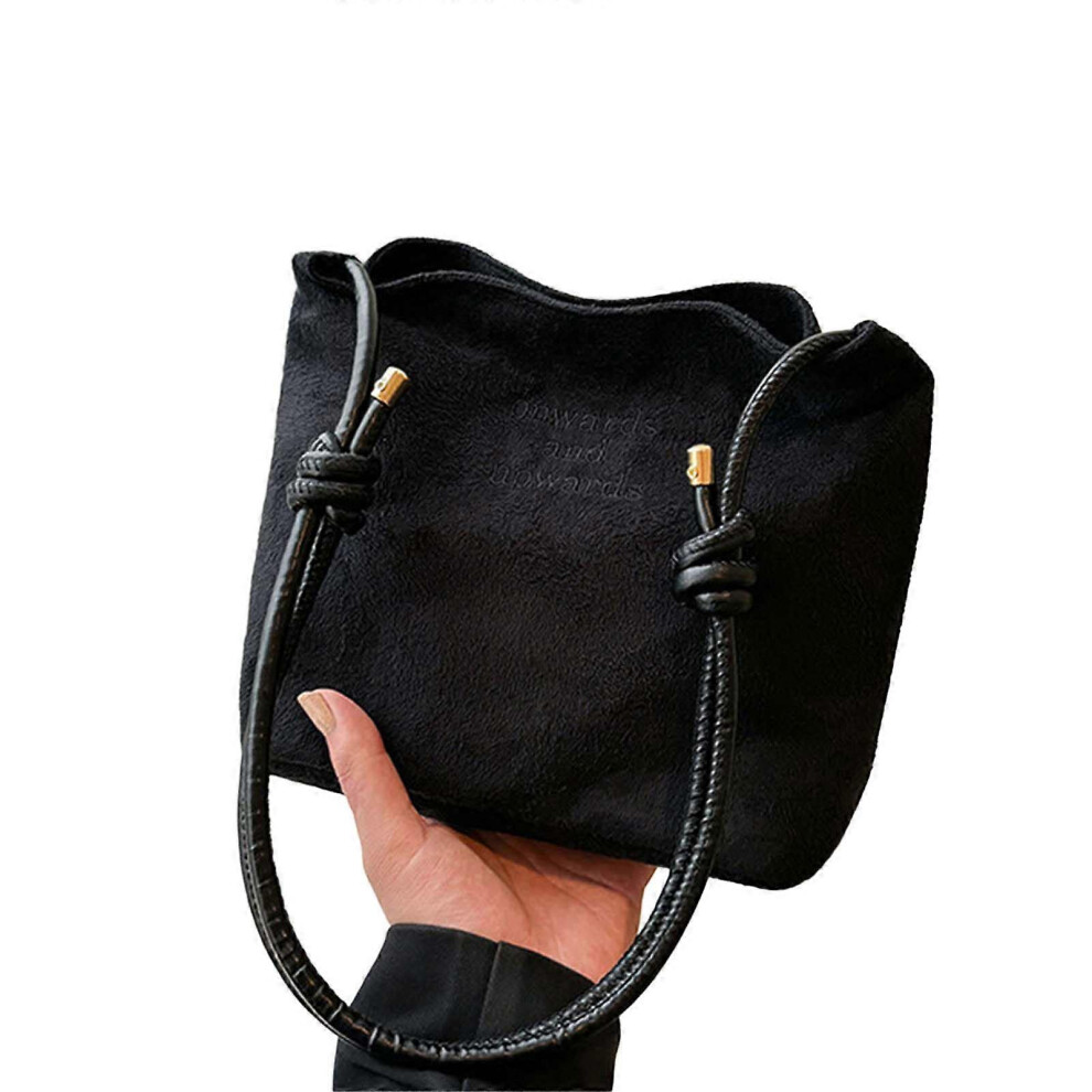 (Khaki, One Size) Solid Color Shoulder Bag For Women Crossbody Bag Multifunctional Handbag Student Book Bag Large Capacity Messenger Bag Black