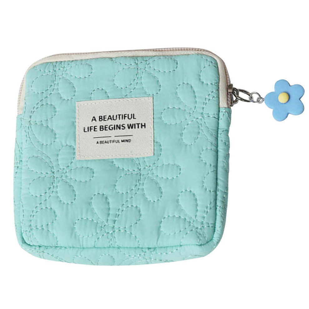 Blue (, One Size) Fashion Women Small Cosmetic Bag Travel Mini Sanitary Napkins Organizer Make Up Coin Money Card Lipstick Storage Pouch