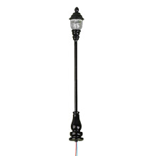 (Section 5, One size) Christmas Village 1:87 Mini Street Light Model Miniature Post Light Train Lamps Street Lamps for Mini Landscape