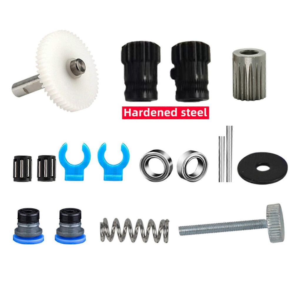 (Hardened Gear , One size) 3D Printer Accessory Kit Dual Extrusion Gear for Bowden/Voron0.1/2.4 3D Printer BMG Dual Gear Kit