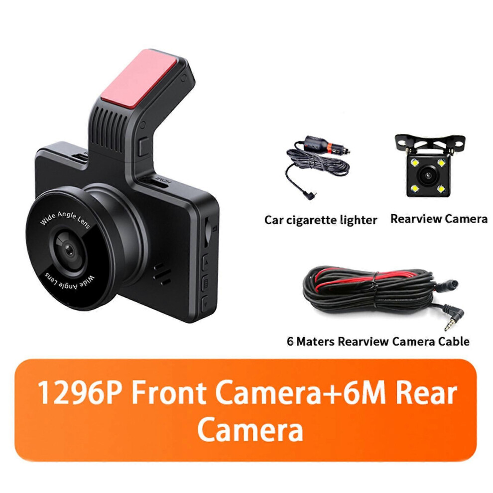 (HD dual lens with st, One size) Mini DualLens 3 Inches DashCam Car Full High-Definition Video Recorder Built inGPS With WiFi G-Sensor Camcorder Camer-image-OPC-PHZG5YB-NEW