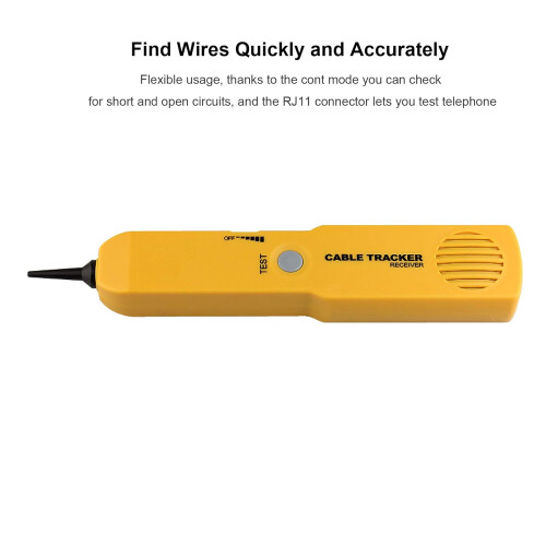 Electrical Wire Tracer Circuit Tester w/Tone Generator  Probe Kit, Cable Signal Locator Tester 1