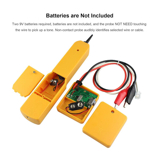 Electrical Wire Tracer Circuit Tester w/Tone Generator  Probe Kit, Cable Signal Locator Tester 2
