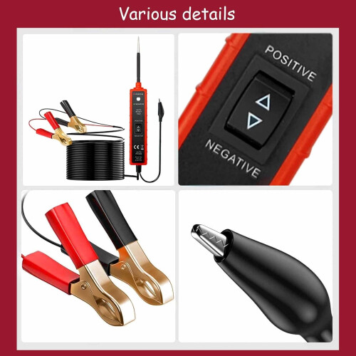 DC Automotive Circuit Tester - 6-36V Voltage Electrical System Tester for Car Diagnostics 1