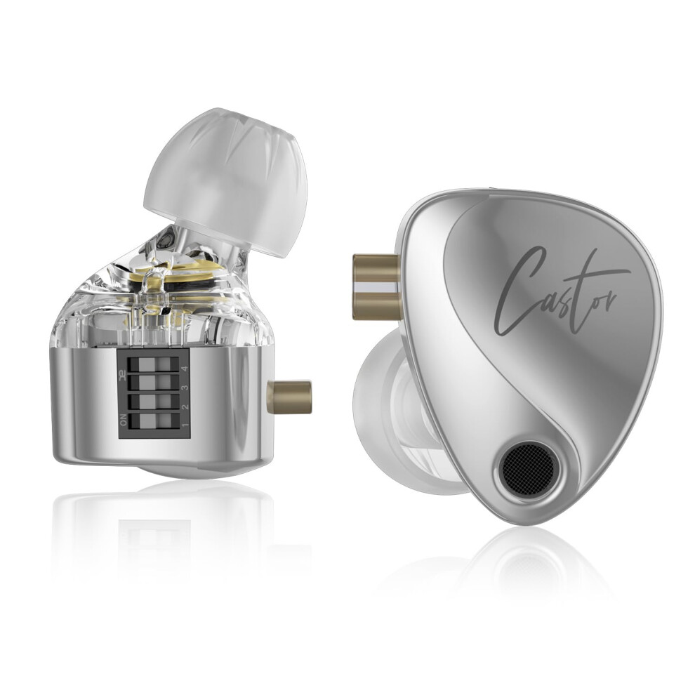 Kz Castor In Ear Monitor, Harman Edition Iem With Dual Dynamic Drivers, Tunable Gaming Earbuds 6493810769559