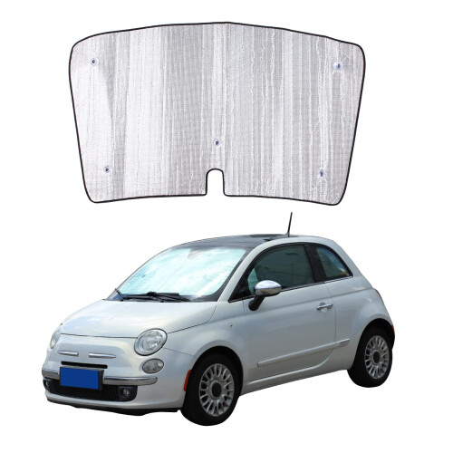 Car Windshield Sunshade, Full Window Shades for Fiat 500 2010   UV Rays Protector