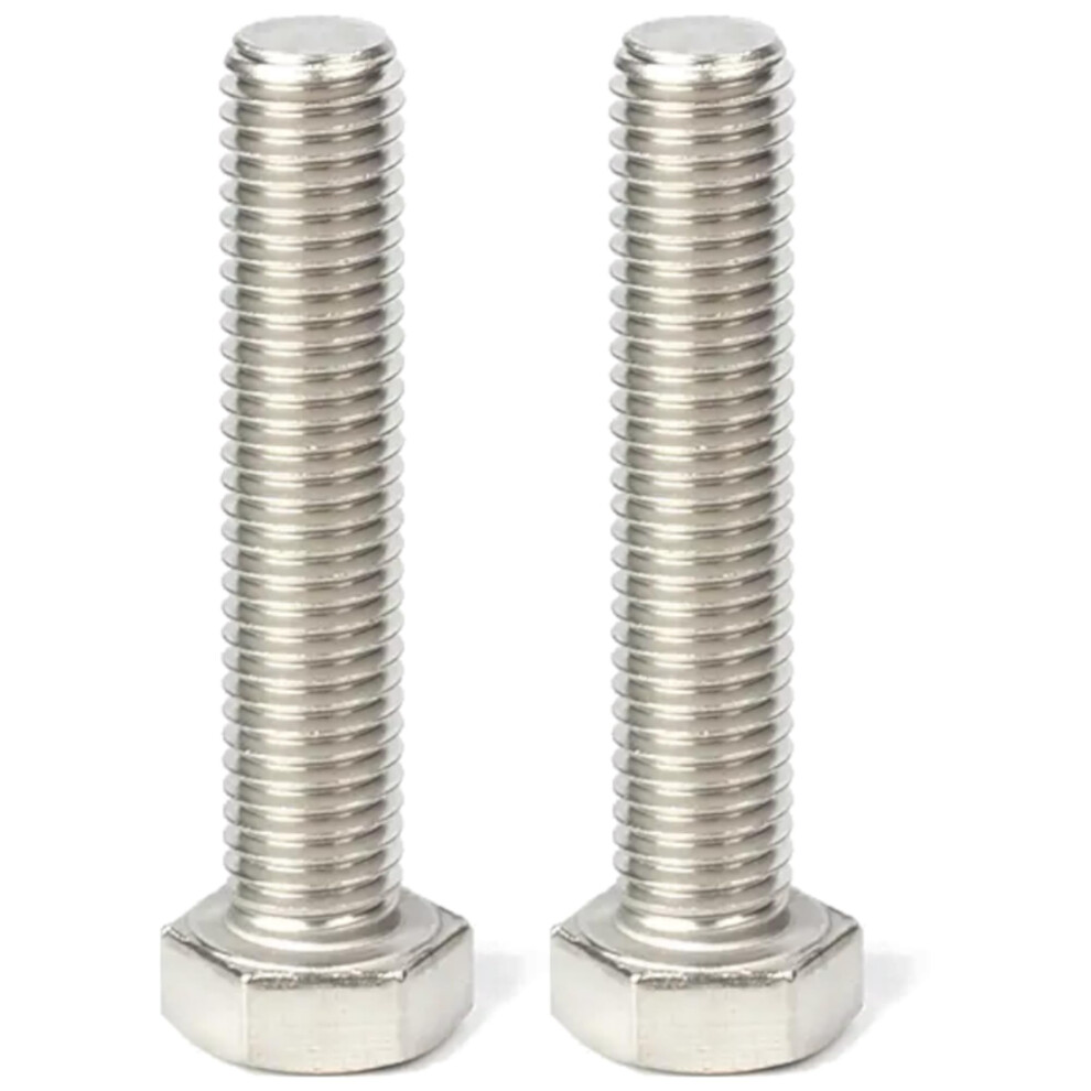 2 X Din 933 Iso 4017 Stainless Steel A2 Fully Threaded Metric Hex Head Bolt, M20 X 35 Mm 6493810834165