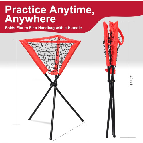 Baseball Batting,Baseball Caddy for Balls,Baseballs Bucket with Balls,Baseball caddyTee Ref：YzH 2