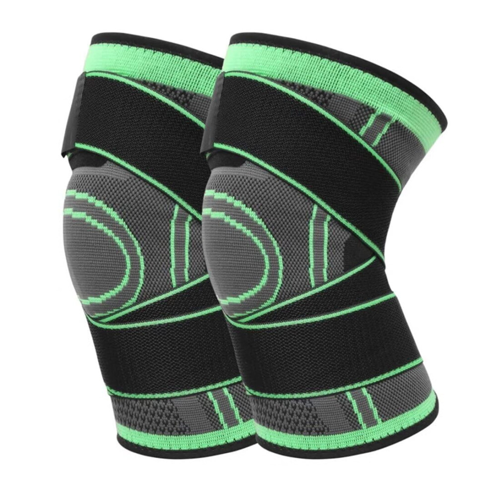 Upliftex Knee Brace Compression Sleeve With Patella Stability Straps