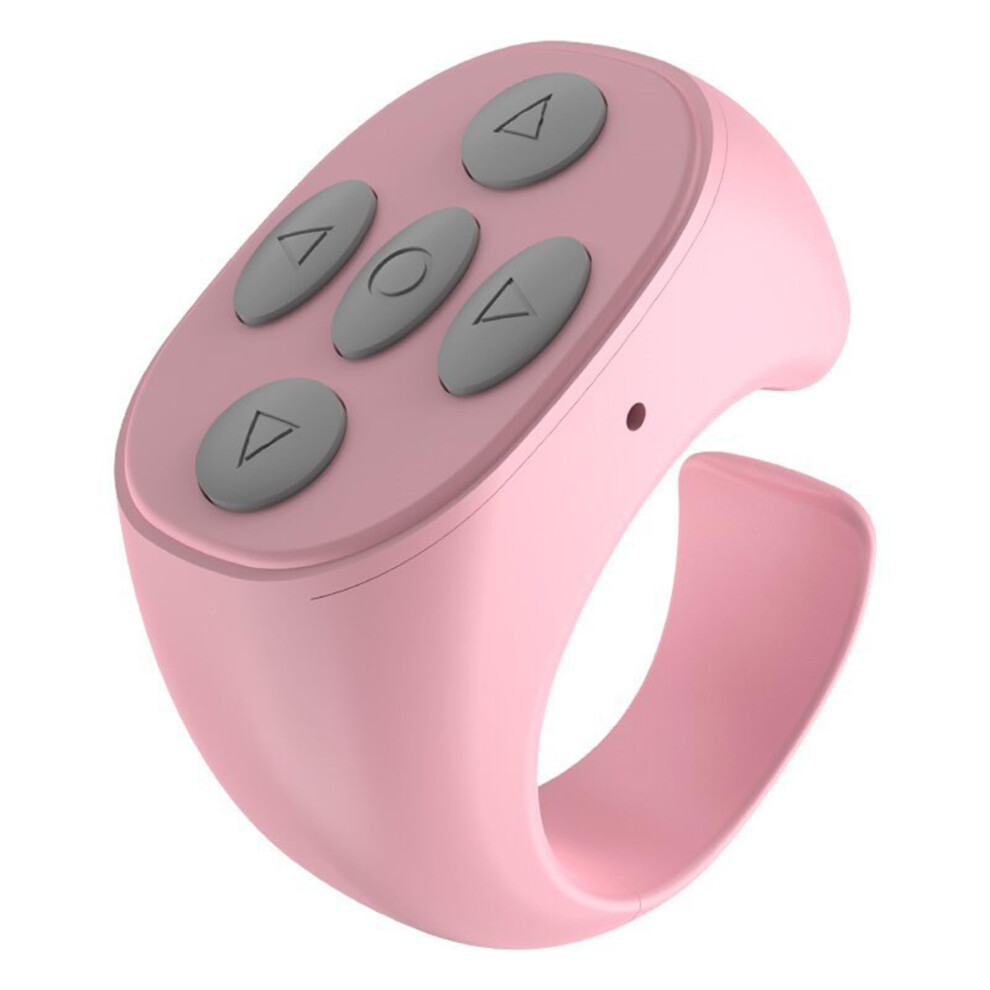 Fingertip Wireless Bluetooth, Wireless Bluetooth Remote Ring, Short Video Remote (Pink) Pink 6493810770210