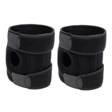 2pcs Sports Knee Pads Knee Brace Knee Sleeve Pressurization Knee Pad Support Sleeves Breathable Knee Wrap Climbing Knee Wrap Cloth Black