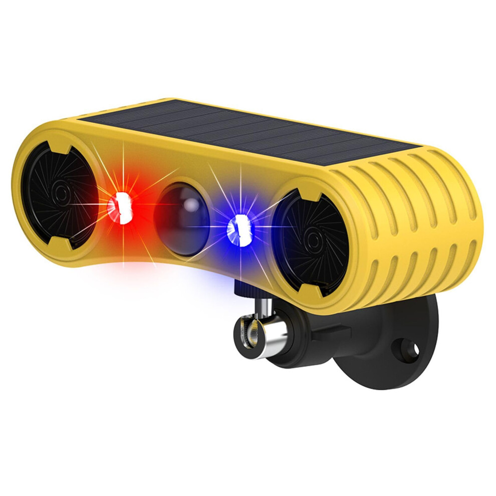 Solar Outdoor Motion Sensor Alarm-13 Sounds Including Dog Barking&Hot,2130Db Loud Noise Maker 6493810898839