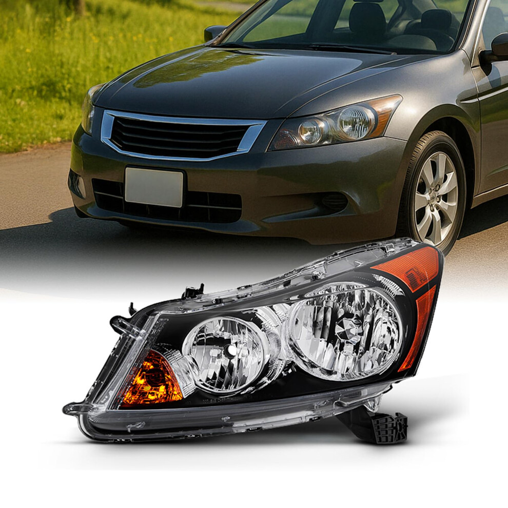For 2008 2009 2010 2011 2012 4Door Sedan Honda Accord Left Driver Side Headlight Headlamp Assembly 689788511108