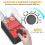 (U.S. regulations, One size) Car Spark Plug Tester Spark Plug Analyzer Diagnostic Tool Automotive 220V 110V Double Hole Analyzer Ignition System Test 5
