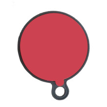 (As show, One size) High Adhesion Dashboard Mounting Pad 80mm Red Disc For Car Phone Holder Stand Navigation Base Secure Adhesive Car Mount