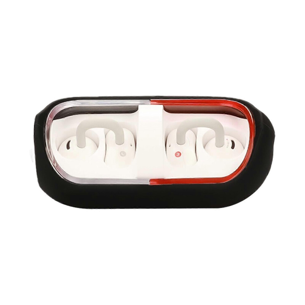 (, One Size) Silicone Earphone Case Shockproof Protections Skin Nonslip Grip Travel Design Compact For Moondrop Earbuds White/Black