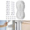 (3 sets, One size) Vertical Blind Bottom Chain 10M with 20 Connectors for 3.5inch Slats Plastic Window Decoration 2
