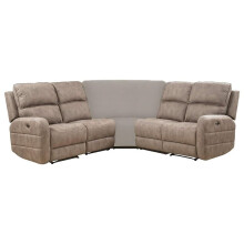 Velvet Stretch Soft Corner Sofa Cover for L Shape Sectional Recliner Sofa Slipcover