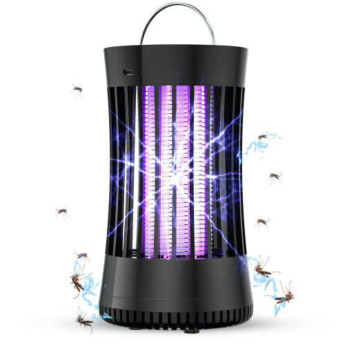 USB Electronic Rechargeable Mosquito Killer Lamp/Bug Zapper for Summer Trip,Outdoor