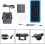 Solar Panel Greenhouse Heater Kit, Hot Air Electric Heater, Solar Heater with USB 5