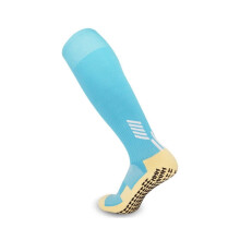 (Lake Blue Training Knee Club Sports Boys Socks, Adults) Long Anti-slip Grip Football Socks For Men Women Boys Girls Rugby Sports Sock Hot