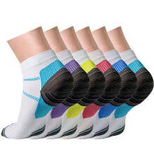 cHARMKINg compressiekousen voor dames en heren 6 paar 15-20 mmHg is de beste gra