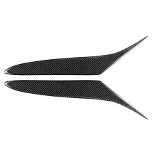 Lirun Car Headlight Eyebrow Eyelid Cover Trim Carbon Fiber Headlamp Eyelid Decal Sticker Decoration for Mazda RX8 RX8 2004 2005 2006 2007 2008