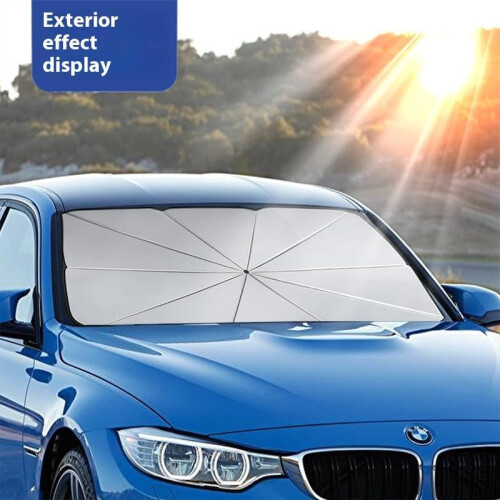 IceShield Car Windshield Sun Shade, Ultimate Sun Block with 4thGen Cooling Technology 2