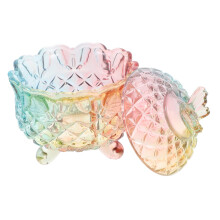 Unique Decorative Glass Candy Dish for Kitchen Office Use