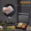 Steak maker sandwich maker waffle maker heated electric cake pan toaster for home use Ref：riw 3