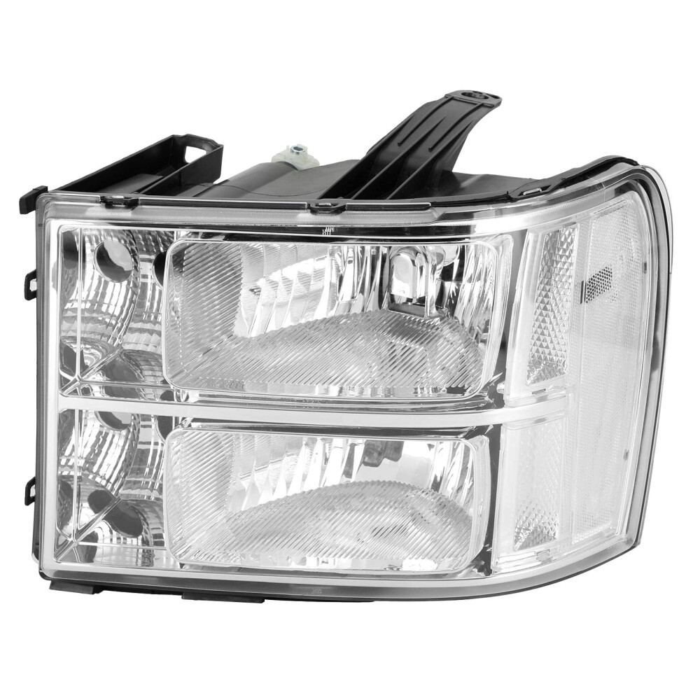 Chrome Housing Clear Headlights Assembly Fit For GMC Sierra 1500 2500HD 3500HD 20072014-image-OPC-PHZGDRW-NEW