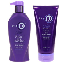 Het is een 10 Silk Express Miracle Silk Shampoo10 OZ & Conditioner 5 OZ