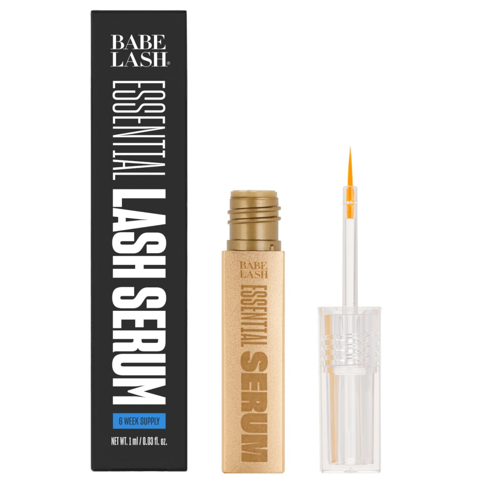 Babe Lash Essential Lash Serum - Fuller & Longer Looking Eyelashes Lash Enhancing Serum For Natural Lashes And Lash Extensions 1Ml Starter Supply