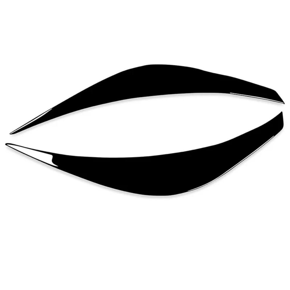 Car Headlights Eyebrows, Abs Gloss Headlight Eyebrow Trim Compatible For Hyundai Veloster 20112017 2012 2013 2014 Black 689788518510