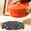2 Pack Heat Resistant Decorative Trivet Set for Kitchen Countertop 7.5 Inch 2