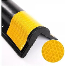 Garage Wall Protector,Car Parking Protector,Thicker Reflective Corner Guards,4 Sizes (Color : Yellow)