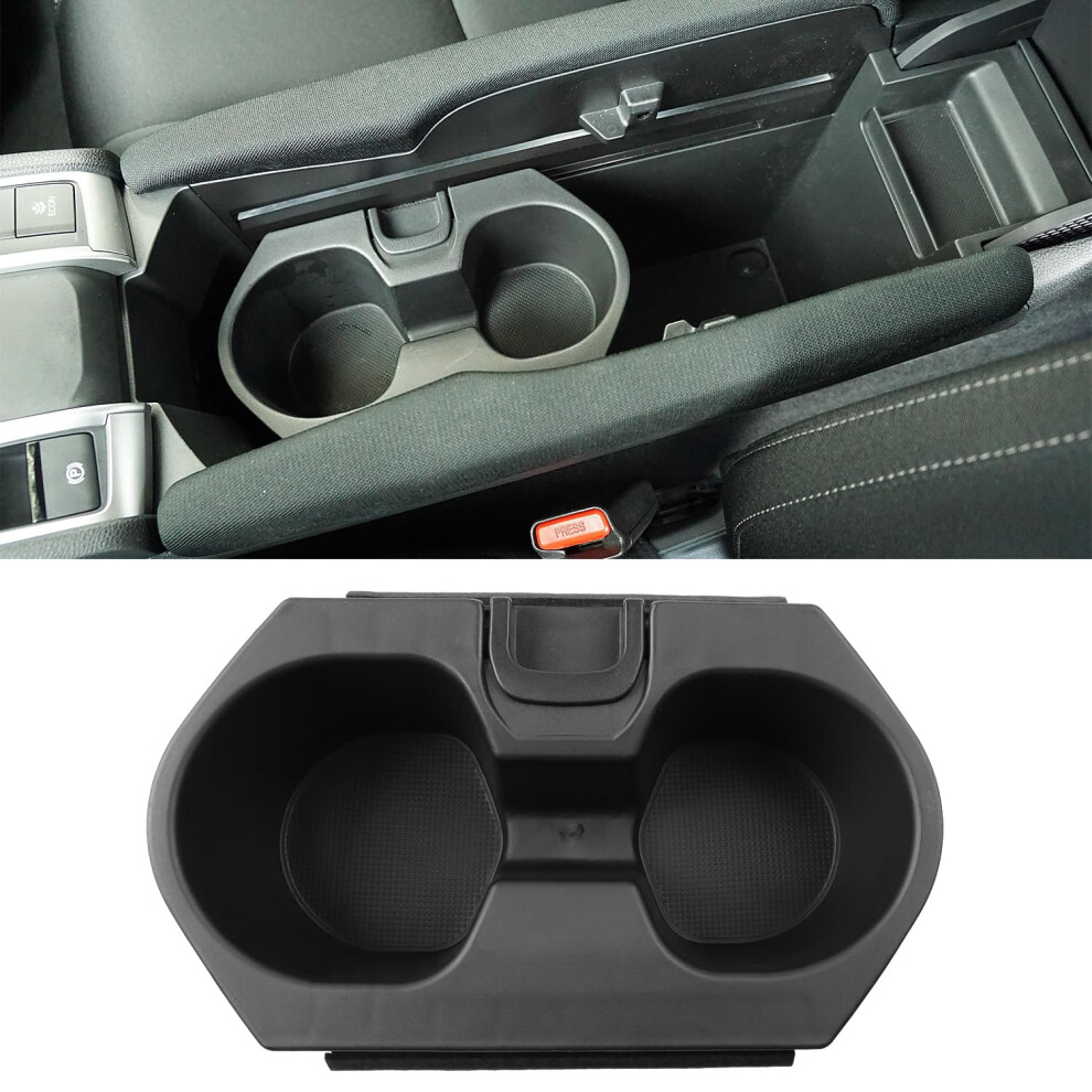 Cup Holder Insert Accessories For Honda Civic 2016 Lx Ex Si Sport Hatchback Coupe Sedan 689788519845