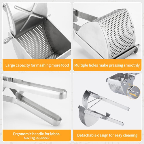 Potato Ricer Kitchen Tool for Smooth and Fluffy Mashed Potatoes 1