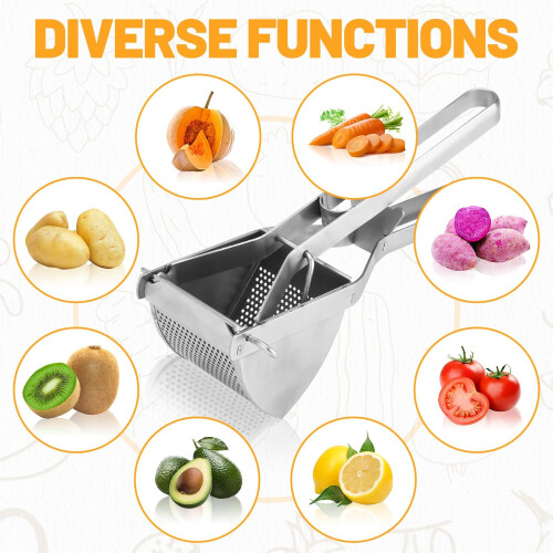 Potato Ricer Kitchen Tool for Smooth and Fluffy Mashed Potatoes 2
