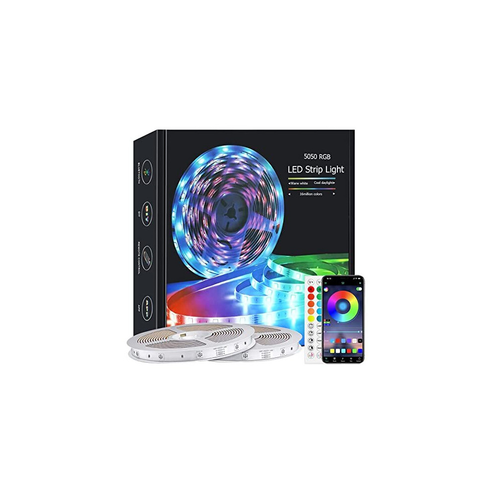 Led Strip Light 20m, Led Lights with Music Sync, RGB Smart Led Strip Lights with Remote and APP Control, Led Lights for Bedroom, Led Light Strips