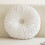 Velvet Pleated Round Pumpkin Throw Pillow for Couch Sofa Bed 3