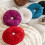 Velvet Pleated Round Pumpkin Throw Pillow for Couch Sofa Bed 5
