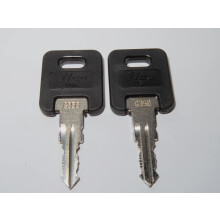 Global Link RVS Klawisze przyczepy Motocykli 2 ILCO Black Top Klawisze Wyciecie do numeru klawisza/blokady od G301 do G351 ILCO Keys dla globalne