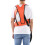 Universal Trimmer Double Shoulder Strap, Adjustable Nylon Belt for Brush Cutter, Garden Tools, Support with Soft Shoulder Pad, Orange 3