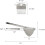 Stainless Steel Potato Ricer Kitchen Tool 16' 5