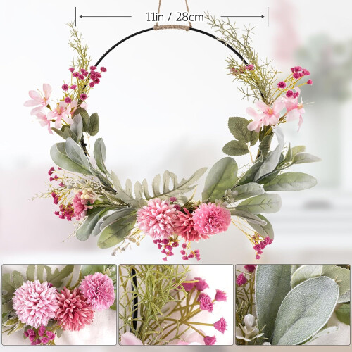 Artificial Floral Wreath for Front Door Decoration 1