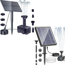 Solar Water Pump Outdoor, Solar Powered Fountain Water Pump for Bird Bath, Garden, Backyard, Pool, Fish Tank