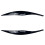 Car Front Headlight Eyelids Eyebrows for BMW 3 Series E90 E91 20052011, ABS Eye Lid Cover 1