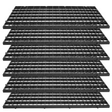 Sturdy Plastic Fish Tank Filtration Plates 6pcs Set for Fish Tank Isolation Net and Breeder Divider Box